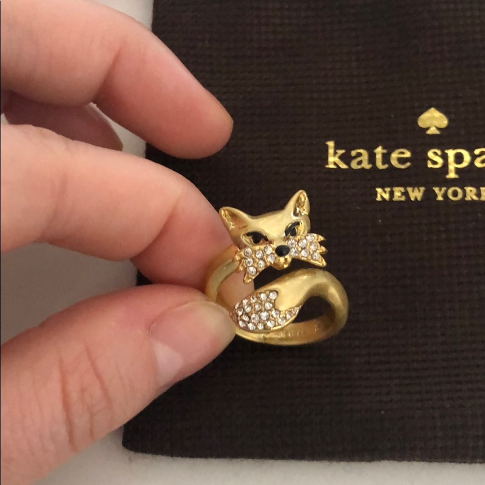 Kate Spade Fox Ring size 6